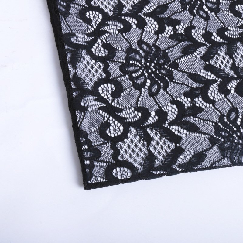 Cutwork Bridal Evening Polyester Lace Fabric for Women's Wear Wholesal 9
